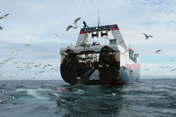 Chalutier Scapêche qui pratique la pêche de grand fond - Photo : Scapêche