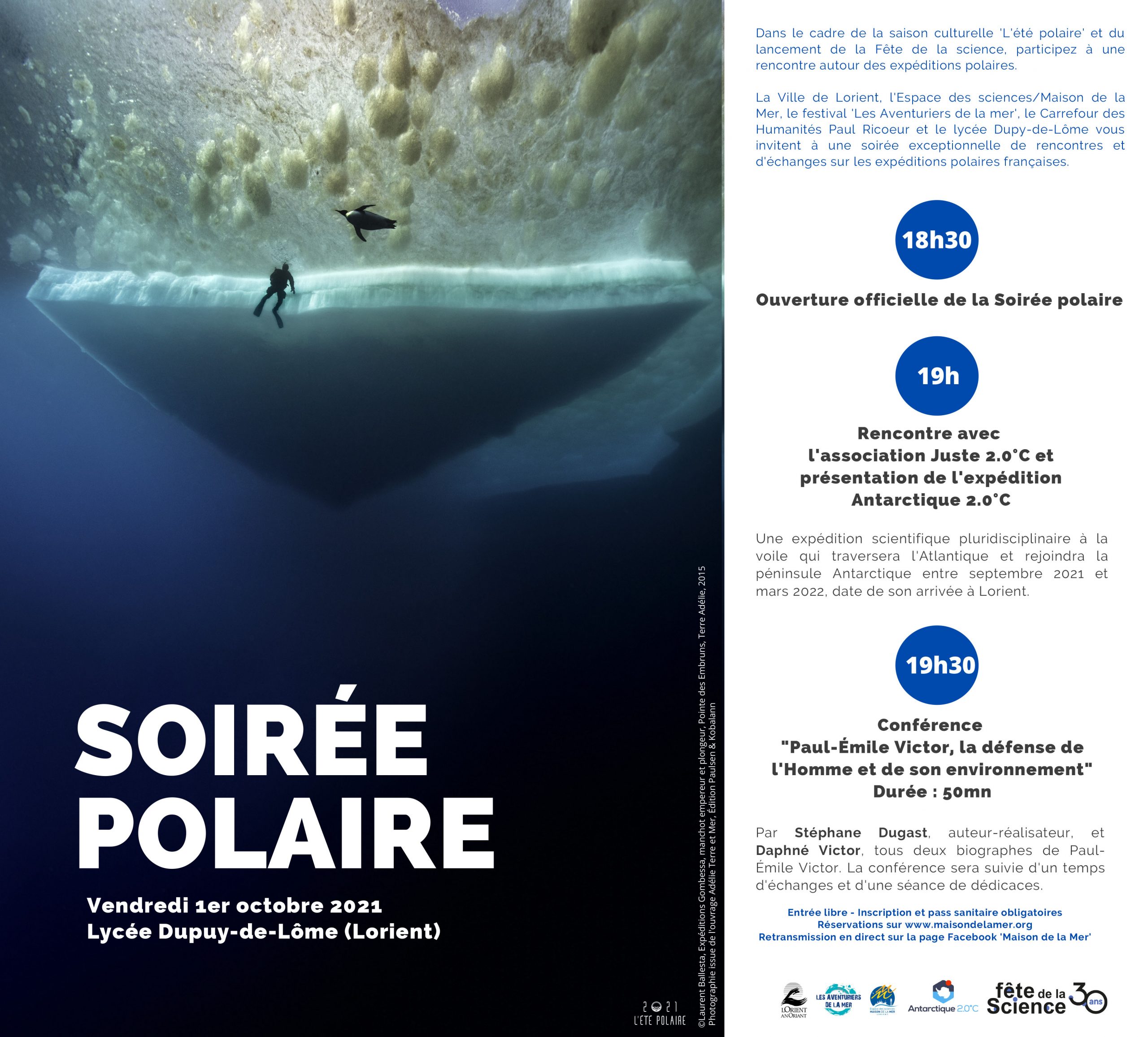 Soirée polaire, ouverture de la Fête de la science dans le Morbihan