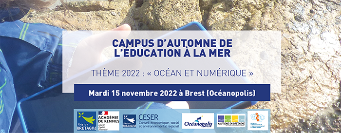 Campus d’automne de l’éducation à la mer : « Océan et numérique »